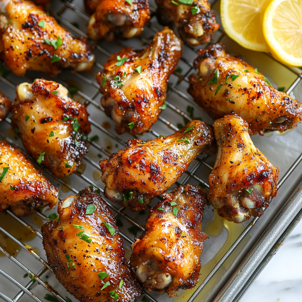 Lemon Pepper Chicken Wings