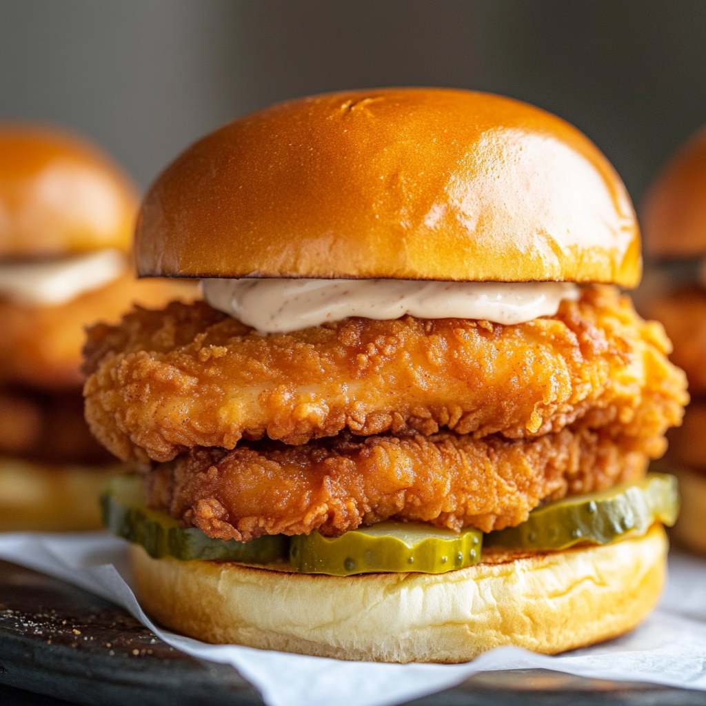 Crispy Fried Chicken Sandwiches