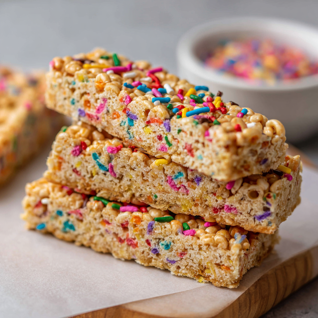 Birthday Sprinkles Granola Bars
