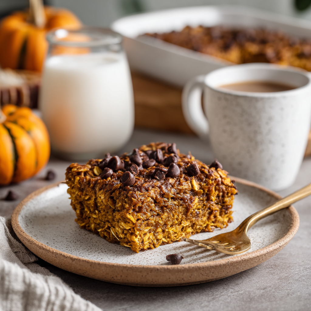 Pumpkin Baked Oatmeal