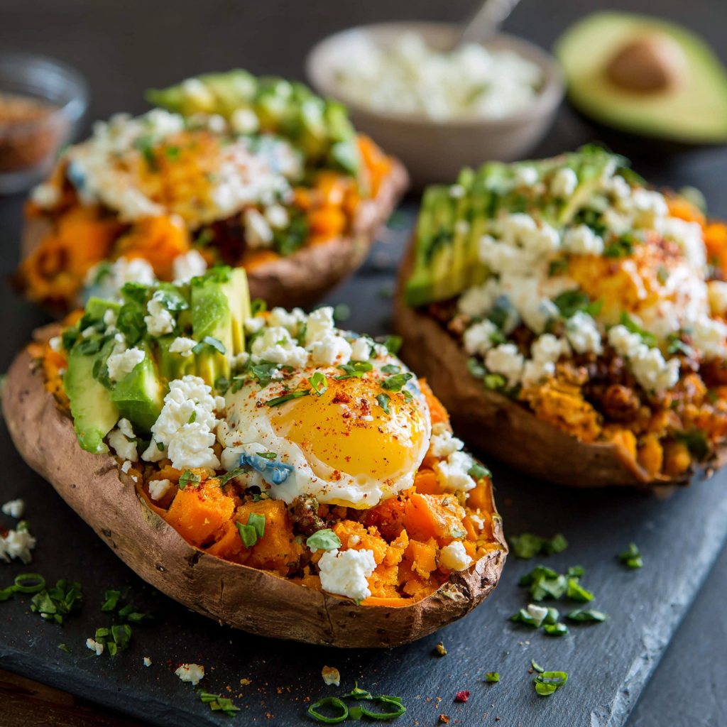 Breakfast Baked Potatoes
