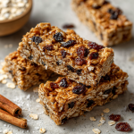 Cinnamon Raisin Granola Bars
