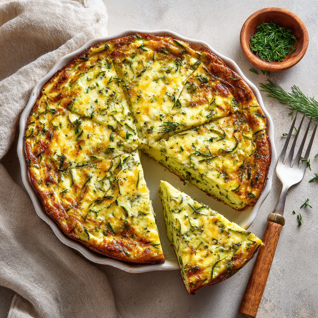 Crustless Zucchini Quiche