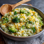 BROCCOLI CHEDDAR RICE