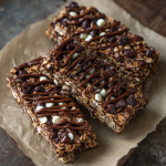 Triple Chocolate Granola Bars