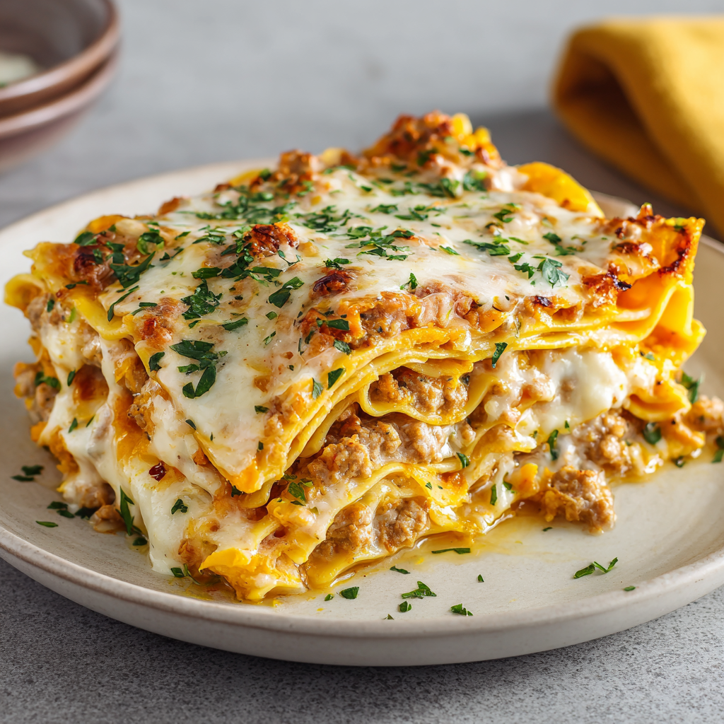 Noodleless Butternut Squash Lasagna