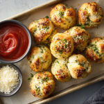 Easy Garlic Parmesan Knots