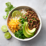 Nourishing Grass-Fed Beef & Rice Bowl
