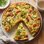 Summer Garden Crustless Zucchini Pie