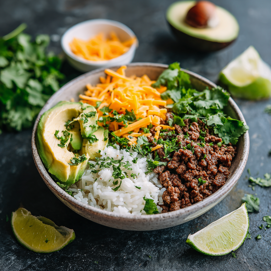 Nourishing Beef & Rice Bowl