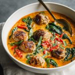 Creamy Italian Meatball Soup