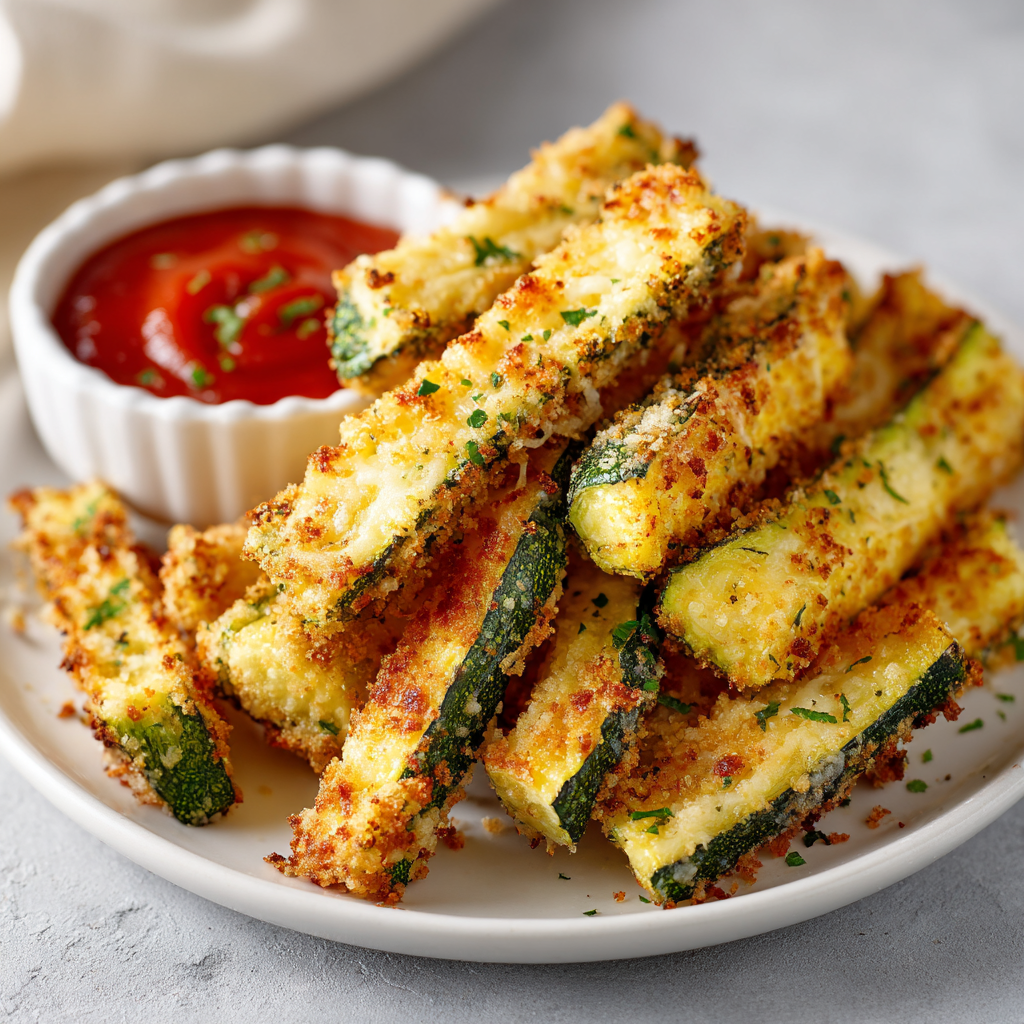 Healthy Air Fryer Zucchini Fries