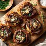 French Onion Steak Pinwheels