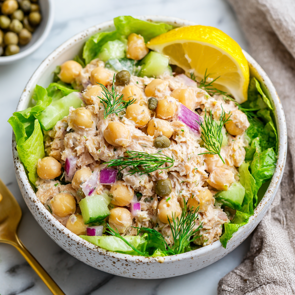 10-Minute Chickpea Tuna Salad