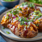 BBQ Chicken Baked Potatoes