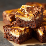 Swirled Pumpkin Cheesecake Brownies