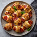 Pepperoni Pizza Crescent Rolls