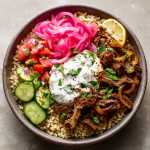 Beef Shawarma Grain Bowls