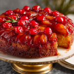 Cinnamon Candy Apple Upside-Down Cake