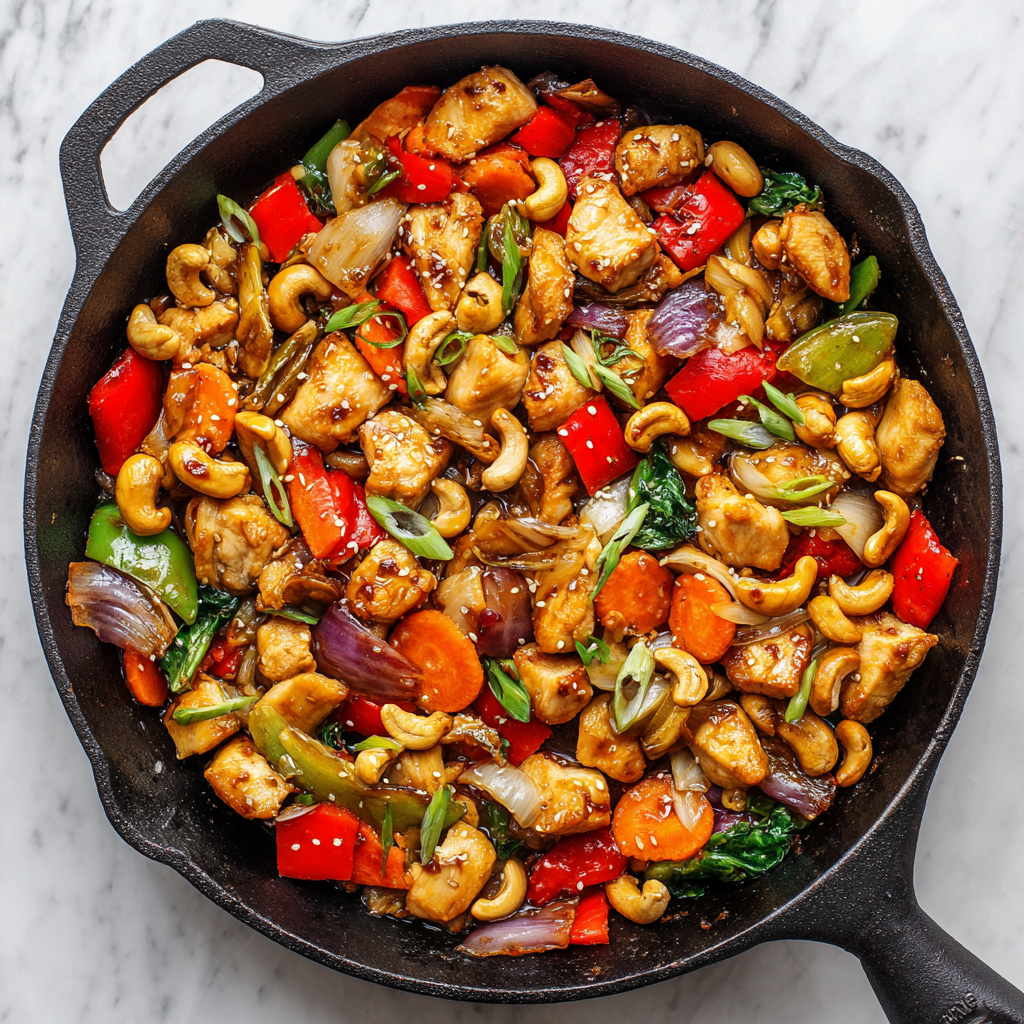Easy Cashew Chicken Meal Prep
