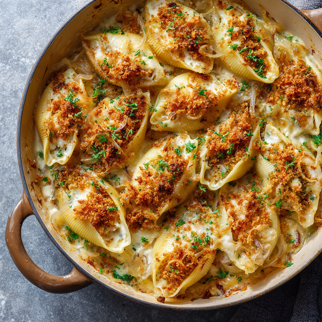 French Onion Stuffed Shells
