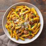 Pasta with Pumpkin & Sausage
