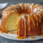 Caramel Cream Cheese Pound Cake